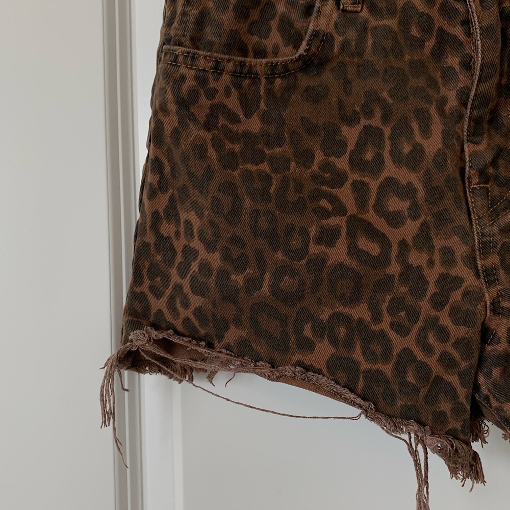 Alexander Wang Bite Short in Leopard Print
